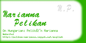 marianna pelikan business card